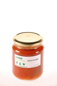 Sauce tomate, Ferme des Pralies (340 gr)